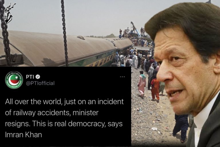 Netizens Ask Imran Khan When Will The Railway Minister Resign In Your Naya Pakistan